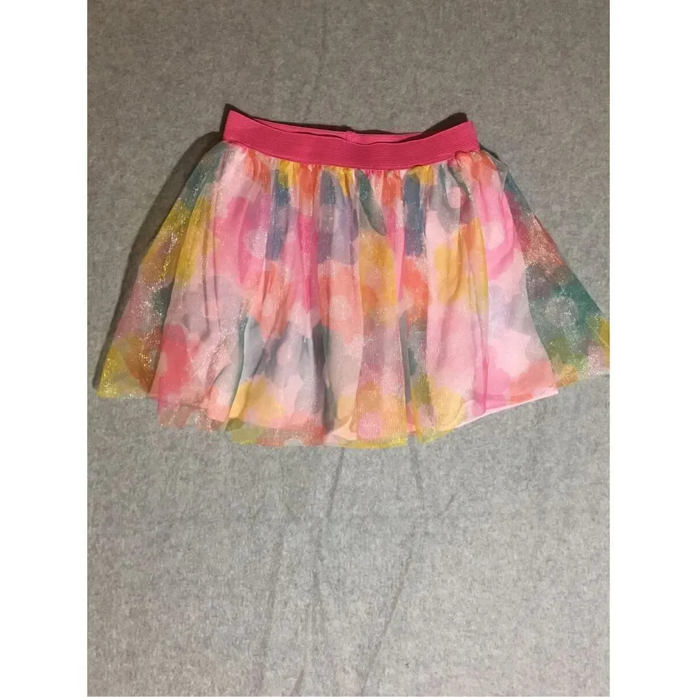 Toddler Disney Junior Minnie Skirt Size 2T Tutu Floral Pink Puffy Pastel Cute